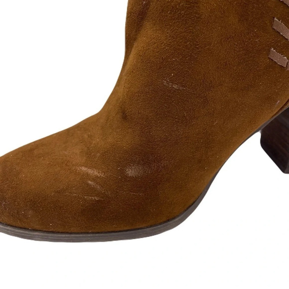 CARLOS BY CARLOS SANTANA BROWN SUEDE BOOTS - Picture 5 of 10